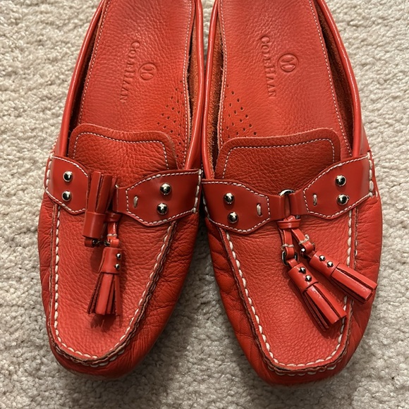 Cole Haan Drivers Flats Mules Coral Color - Picture 4 of 6